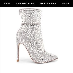 Steve Madden Whole Rhinestone Booties Brand New